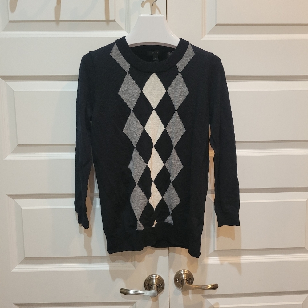 J. Crew black womens‎ sweater small